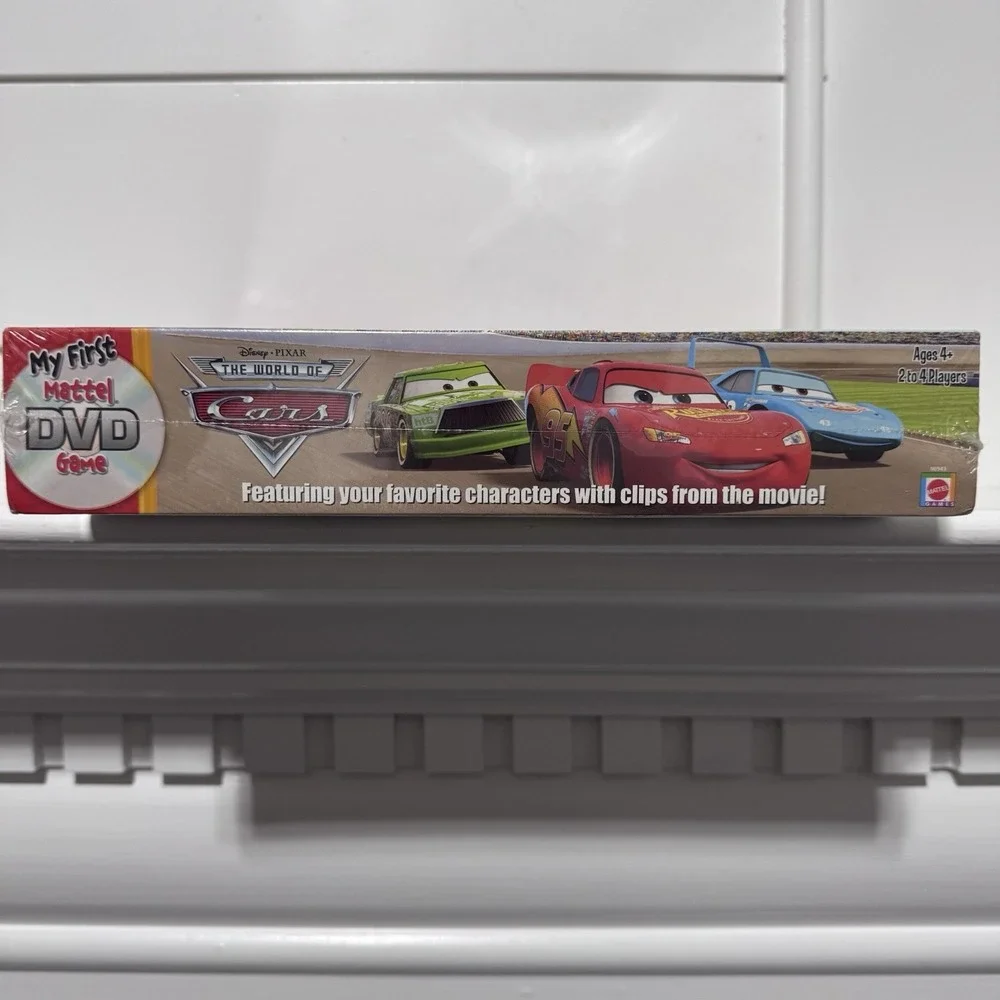 New- Disney Pixar The World of Cars My First Mattel DVD Game Includes 4‎ Puzzles